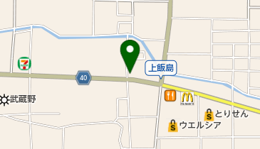 ワイオリヘアメイクの地図画像