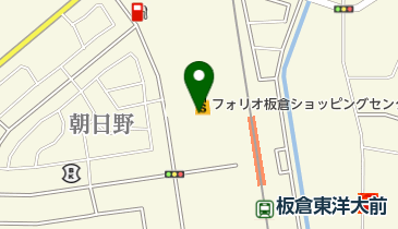 美容室ヘアープラザファン板倉店の地図画像