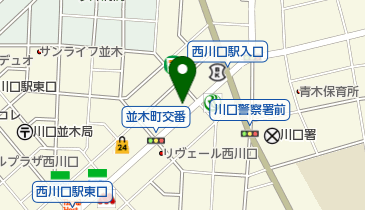 並木コンタクトの地図画像