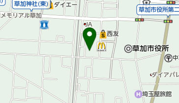 極真カラテ草加道場の地図画像