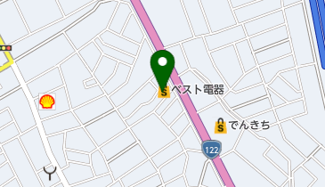 金子電器 馬込店の地図画像