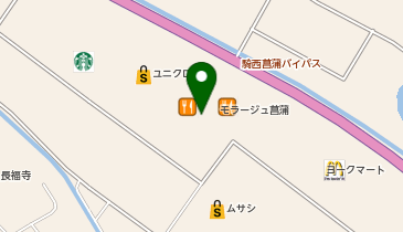 モラージュ菖蒲の地図画像
