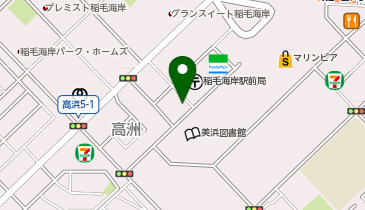 アース稲毛海岸店の地図画像