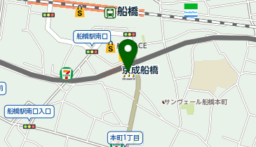 アクセスチケット船橋店の地図画像