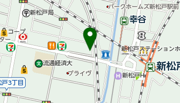 プリンス英米学院新松戸校の地図画像