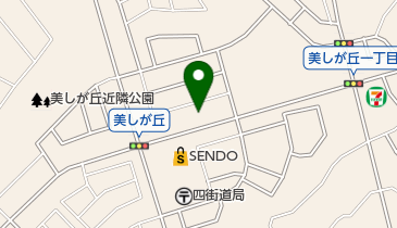 白光舎美しが丘店の地図画像