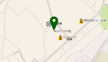 四街道市 南部総合福祉センターわろうべの里の地図画像