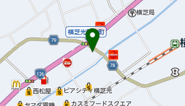 買取センターGP横芝店の地図画像