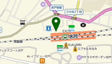 MEN&rsquo;STBC水戸店の地図画像