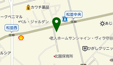 高羽モータースの地図画像