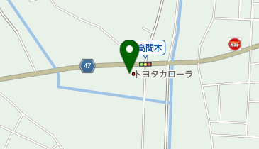 トヨタカローラ栃木株式会社 真岡店の地図画像