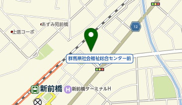 群馬県庁 その他機関 心身障害者福祉センターの地図画像