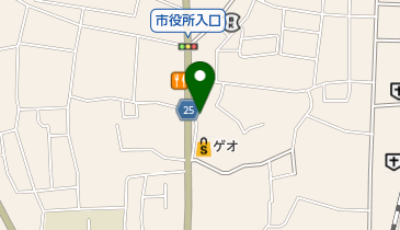 ビューティーサロンたなべの地図画像