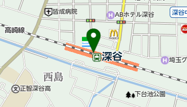 深谷市観光協会の地図画像