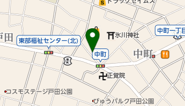 中町はり・きゅう接骨院の地図画像