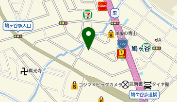 ピザーラ鳩ケ谷店の地図画像