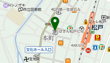 千葉県信用保証協会松戸支店の地図画像
