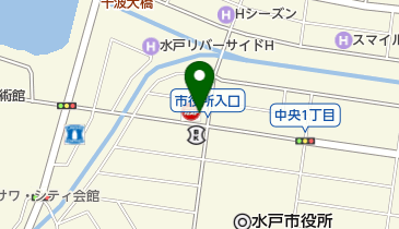 サキナビューティースペース水戸の地図画像