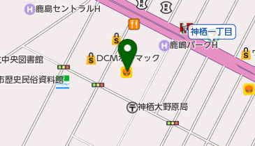 ヘアーカット専門店フレンドリー神栖店の地図画像