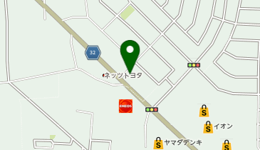 栃木自動車ガラスの地図画像