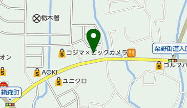 スタジオアリス栃木店の地図画像