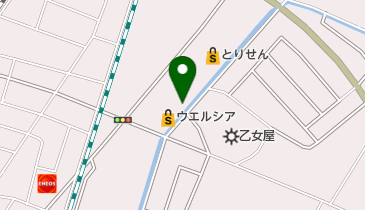 カーブス小山美しが丘の地図画像