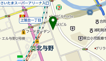 国大セミナー 新都心校の地図画像