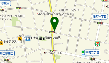 川口カイロプラクティック整体院の地図画像