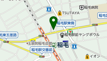 なのはな整骨院稲毛院の地図画像