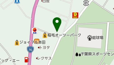 髪剪處千葉稲毛店の地図画像