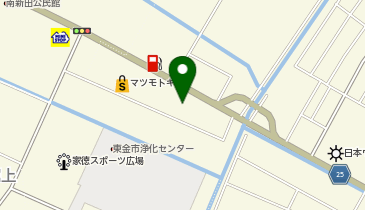 パシオス東金店の地図画像