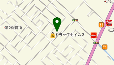 うわだ動物病院の地図画像