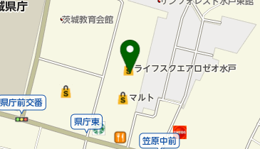 ハニーズロゼオ水戸店の地図画像