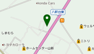 麻雀花の地図画像