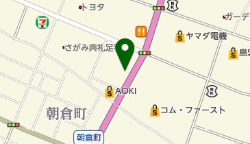 イン東京足利店の地図画像