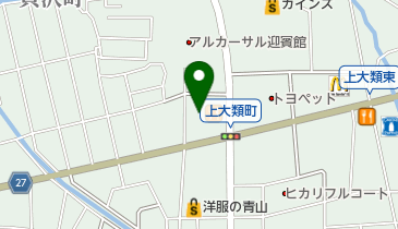 ビースポーツ高崎上大類店の地図画像