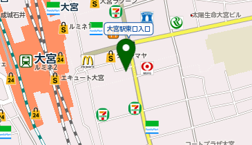 クロスハート大宮カイロプラクティックの地図画像