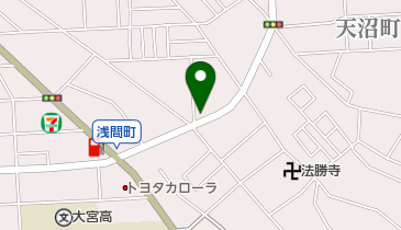 アマヌマ動物病院の地図画像
