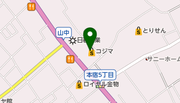 コジマNEW北本店の地図画像