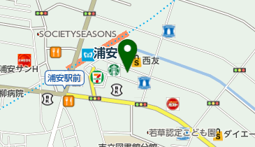パザパドゥー(PasaPasdeux)浦安店の地図画像