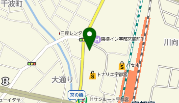 栃木県庁 産業労働観光部 労働政策課 とちぎジョブモールの地図画像