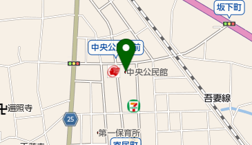 渋川市 中央公民館・渋川東部公民館の地図画像