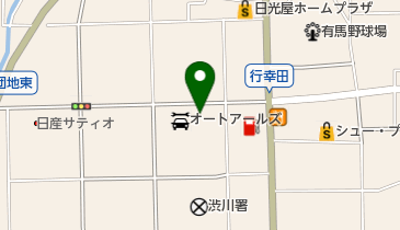 登利平渋川店の地図画像