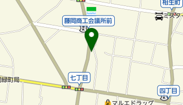 クリーニングホシノ 藤岡中央店の地図画像
