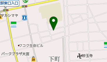 ラクーンデリバリーさいたまの地図画像