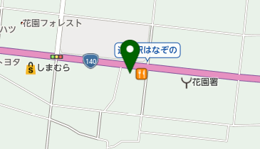 有限会社恵和オート 花園店の地図画像