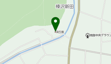 深谷市役所 葬斎施設深丘園の地図画像