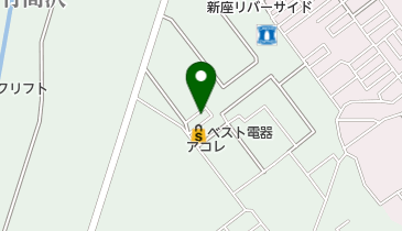 ペットフレンドアーサーの地図画像