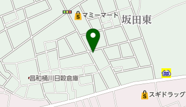 さか田の地図画像
