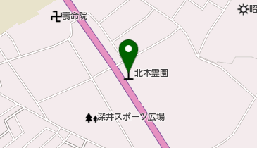 北本霊園の地図画像